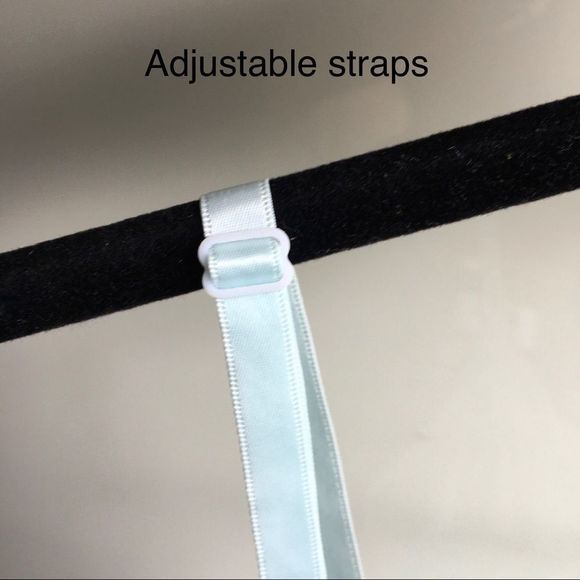 Vintage Maidenform lace edged cami camisole baby blue sz 32 small​ lacy slip​ - Picture 7 of 12